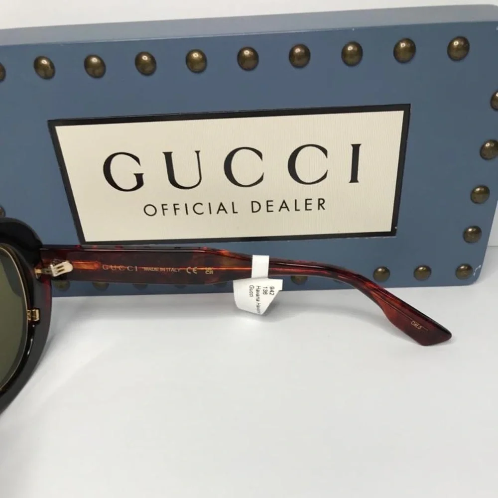 Gucci Eyewear GG1152S 002 tortoiseshell pilot-frame sunglasses
